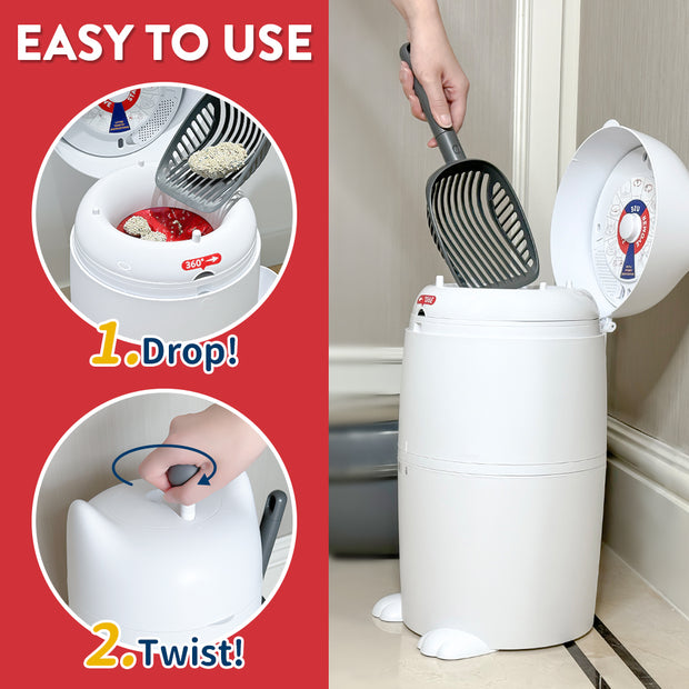 EASY TO USE
1.Drop!
2.Twist!