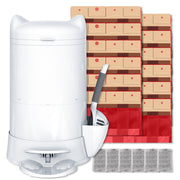 Multi Kitty Twist'R Pail+12 Refill Bags+6 Charcoal